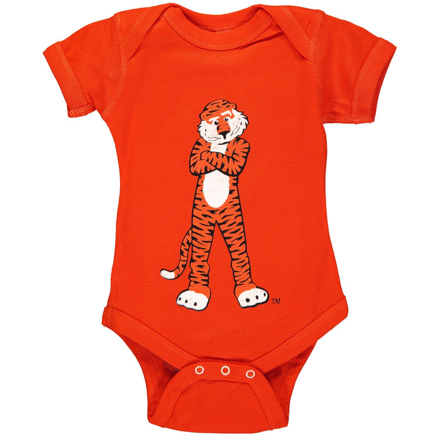 Боди с большим логотипом Infant Orange Auburn Tigers Unbranded