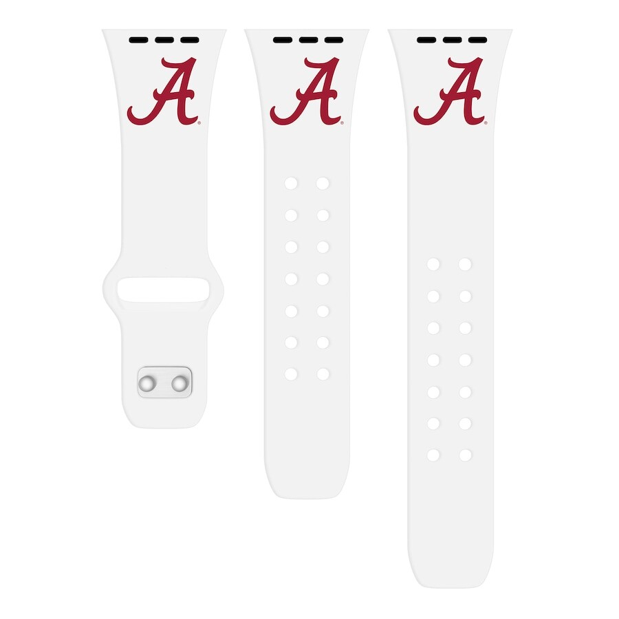 

Ремешок для часов Affinity Bands Alabama Crimson Tide, белый
