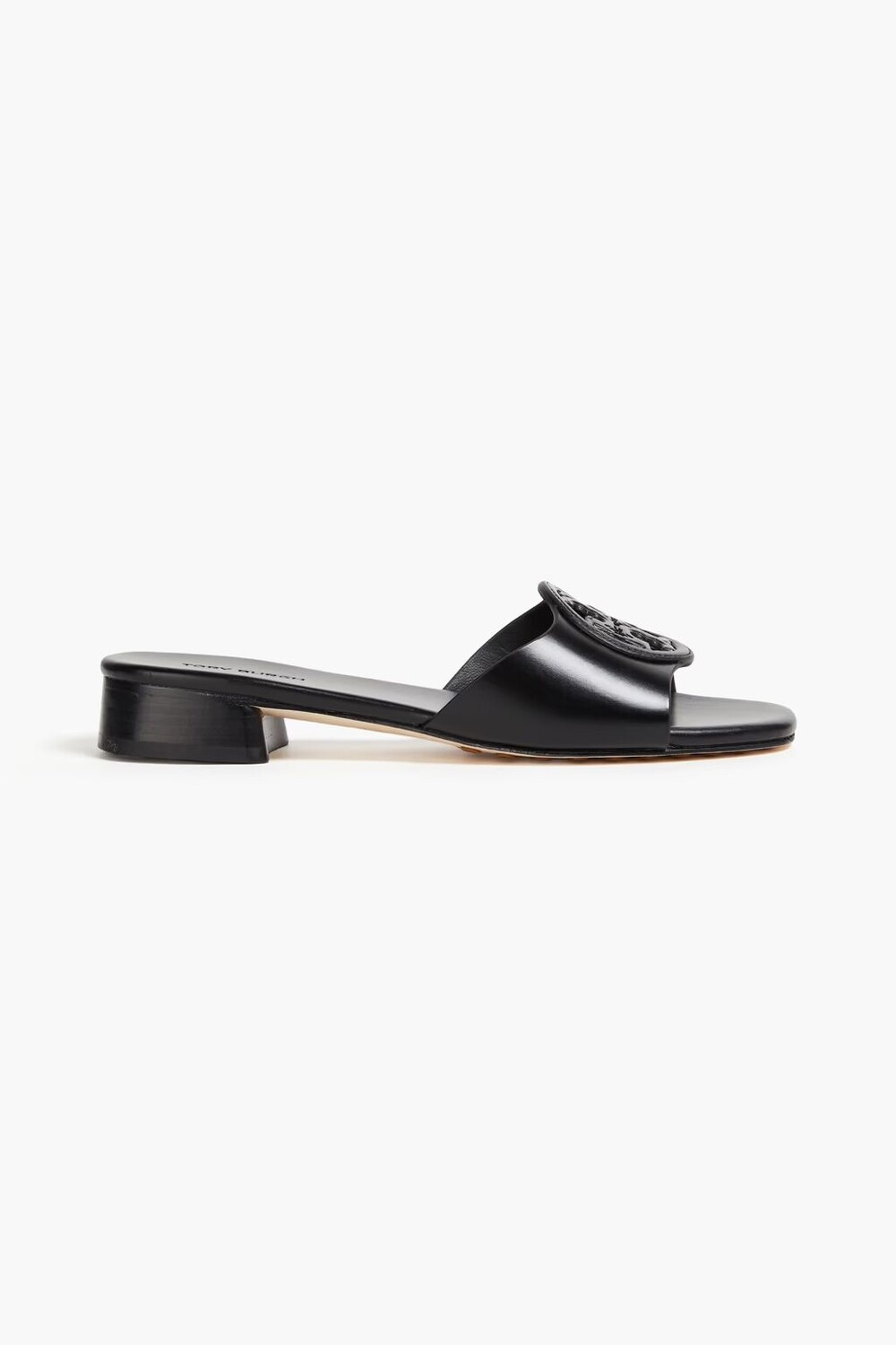 

Украшенные кожаные мюли Tory Burch, черный