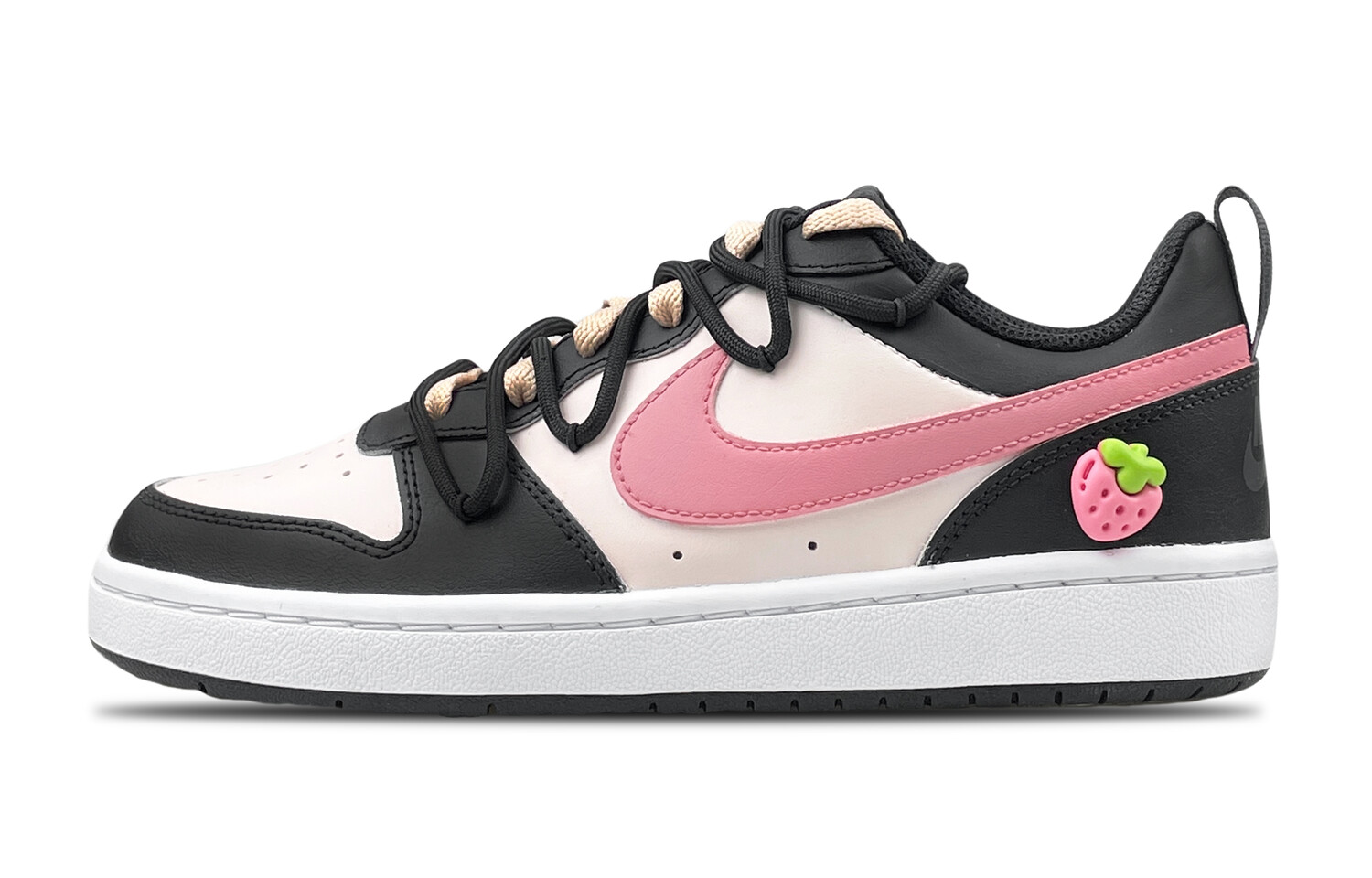 

Кроссовки Nike Court Borough Skateboarding Shoes Women's Low-top Pink, черный