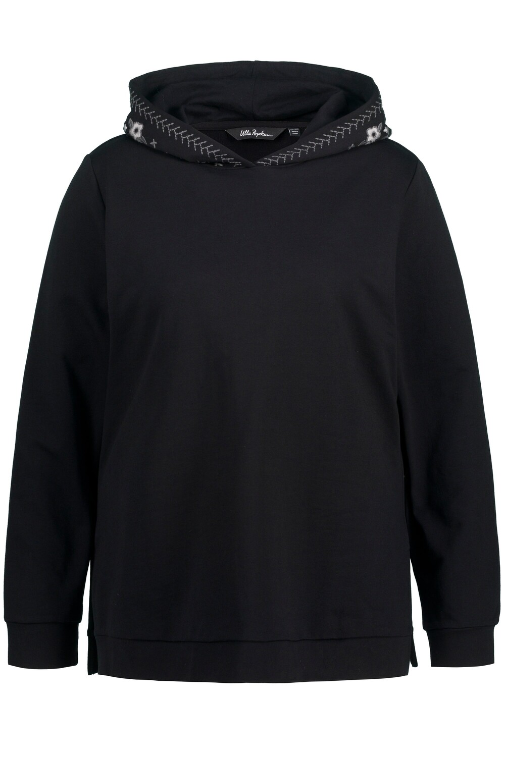 

Толстовка Ulla Popken Hoodie Shirt, черный