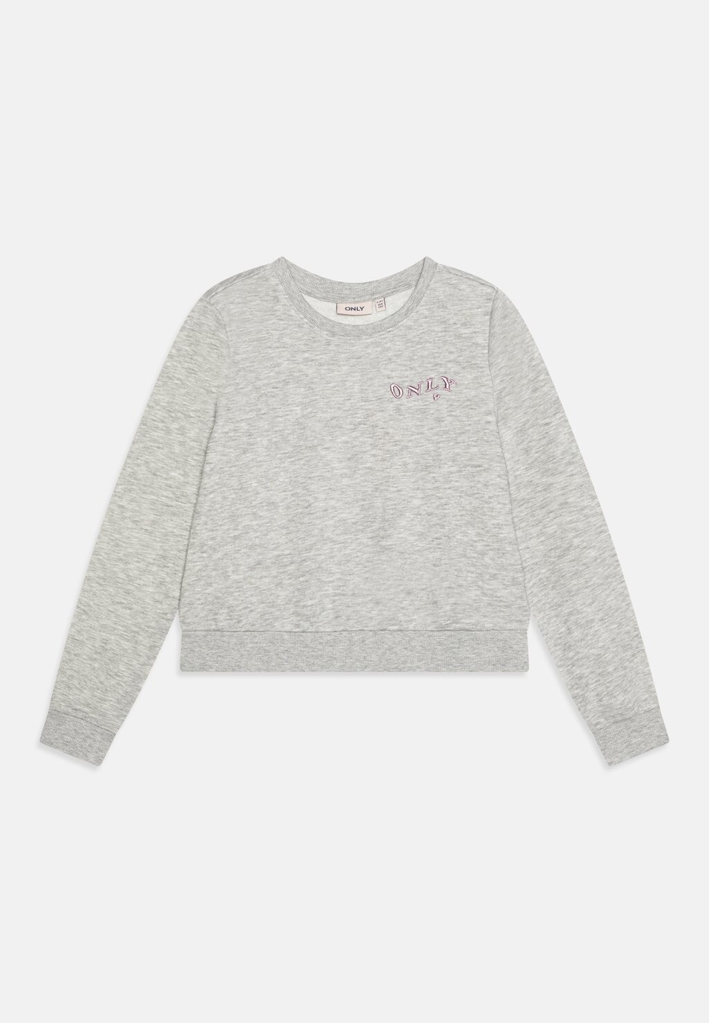 

Толстовка Kogceleste Life Short O-Neck Kids ONLY, цвет light grey melange/violet