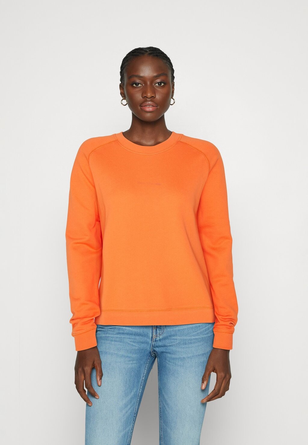 

Толстовка RAGLAN LONGSLEEVE SLITS AT SIDESEAM Marc O'Polo DENIM, цвет celosia orange