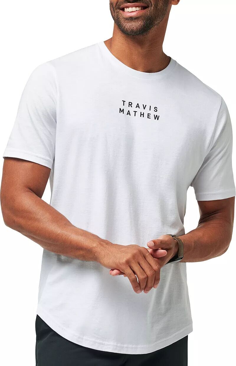 

Мужская футболка TravisMathew TM Scoop, белый