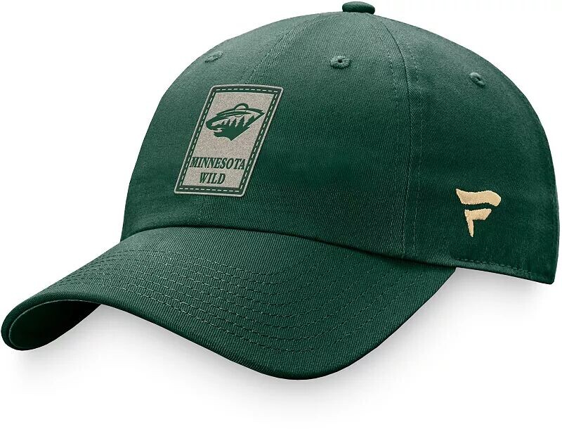 

Зеленая регулируемая кепка с нашивкой NHL Minnesota Wild