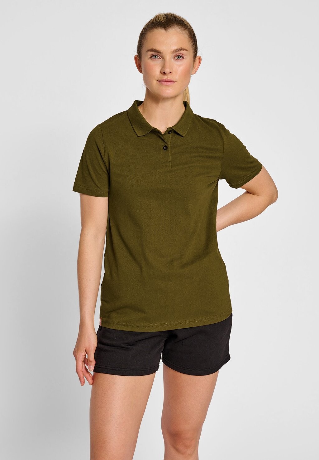 

Рубашка поло Hummel, оливковый