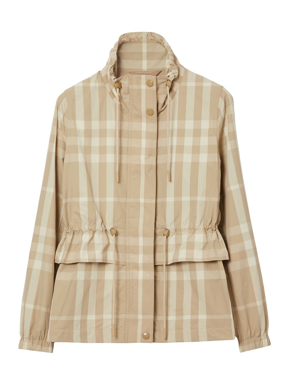 

Нейлоновая куртка в клетку Burberry, Серый