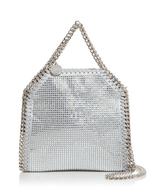 

Сумка-тоут Falabella Tiny Eco с кристаллами Stella McCartney, цвет Silver