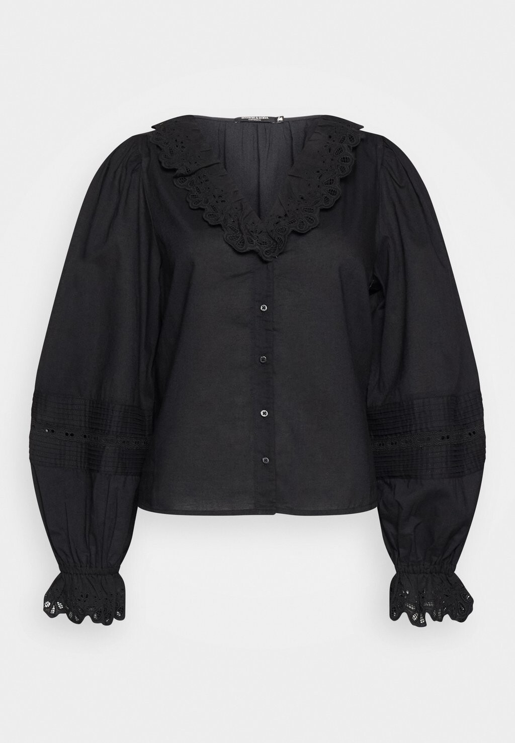 

Блуза на пуговицах Scotch & Soda, черный