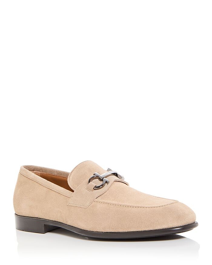 

Мужские замшевые лоферы Ferragamo Foster, коричневый/бежевый