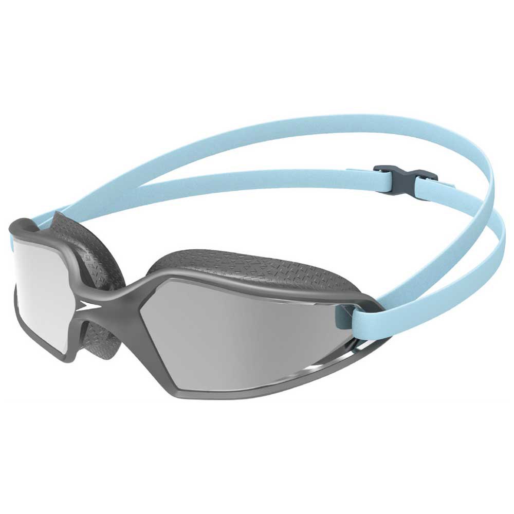 Очки для плавания Speedo Hydropulse Mirror, серый speedo очки для плавания speedo hydropulse детские синий оранжевый серый