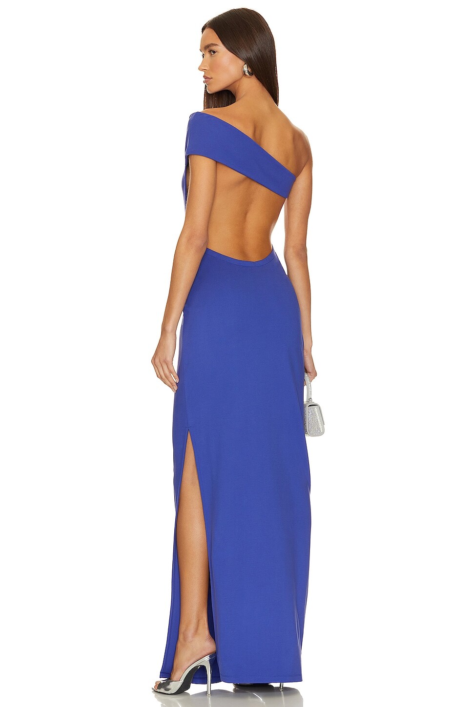 

Платье Victor Glemaud Off The Shoulder Gown, цвет Violet Blue