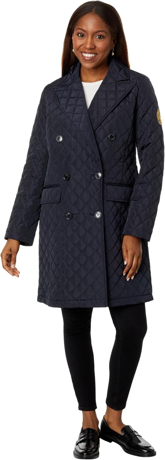 

Куртка DB Quilt Pea Coat LAUREN Ralph Lauren, темно-синий