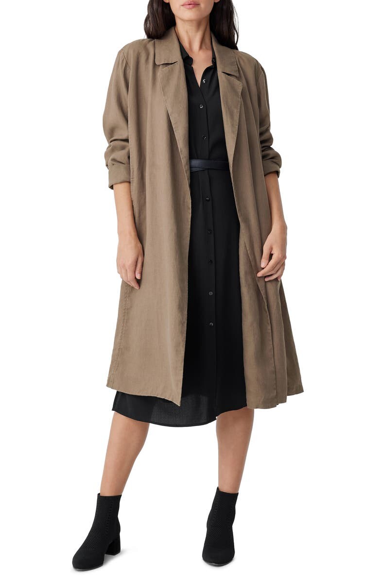 

Тренч из органического льна EILEEN FISHER