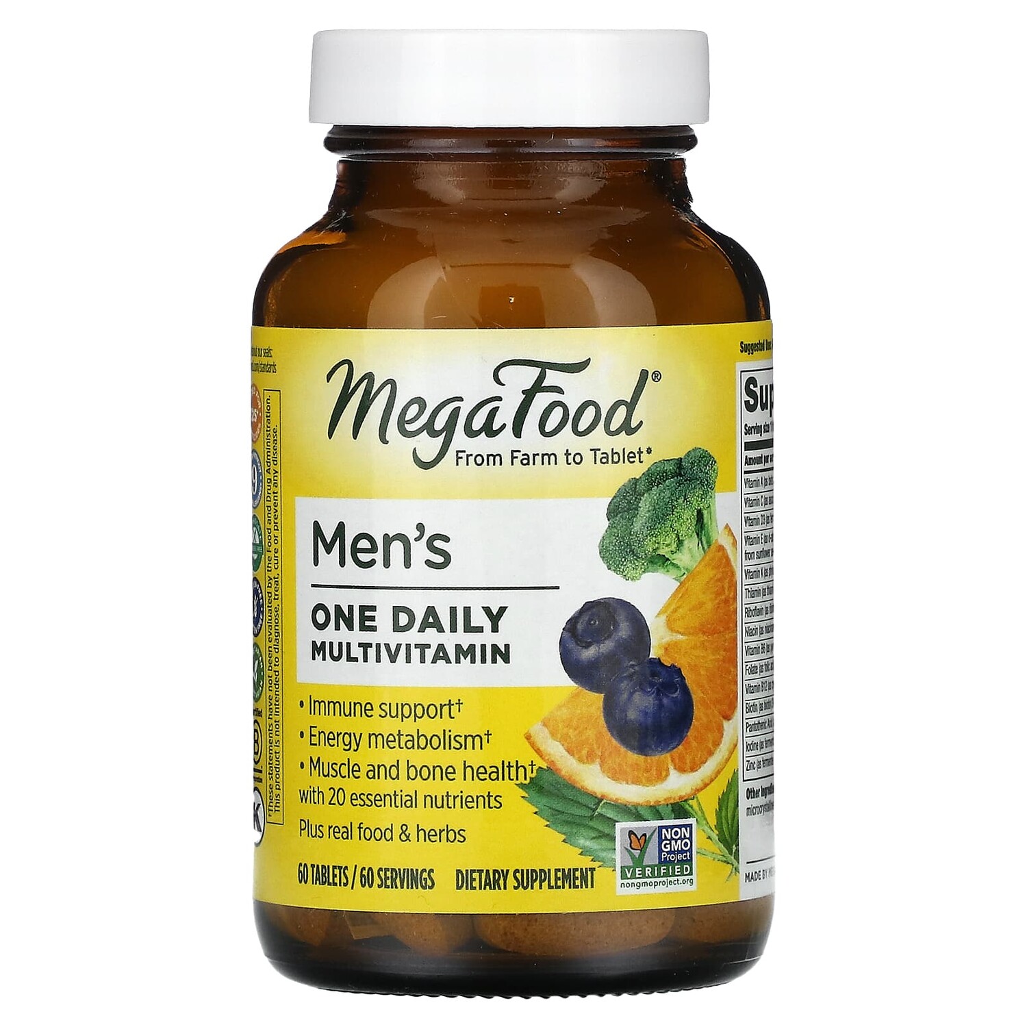 

Men's One Daily, витамины для мужчин, 60 таблеток, MegaFood