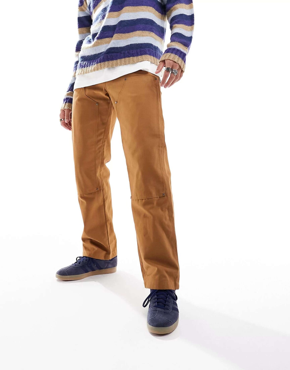

Брюки Dickies из парусины коричневого цвета, Коричневый