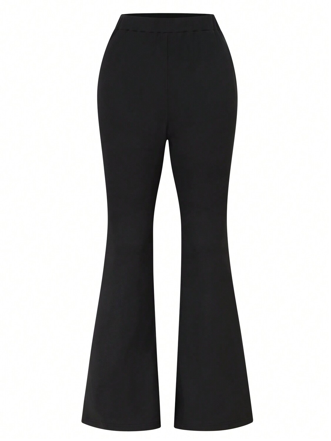 

SHEIN Essnce широкие брюки, однотонные, черный цвет