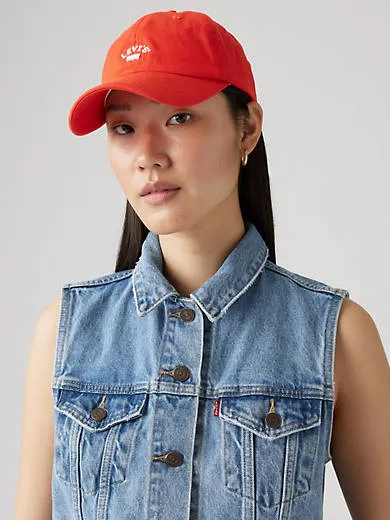 

Кепка с логотипом "ленивая девочка" Levi's, красный