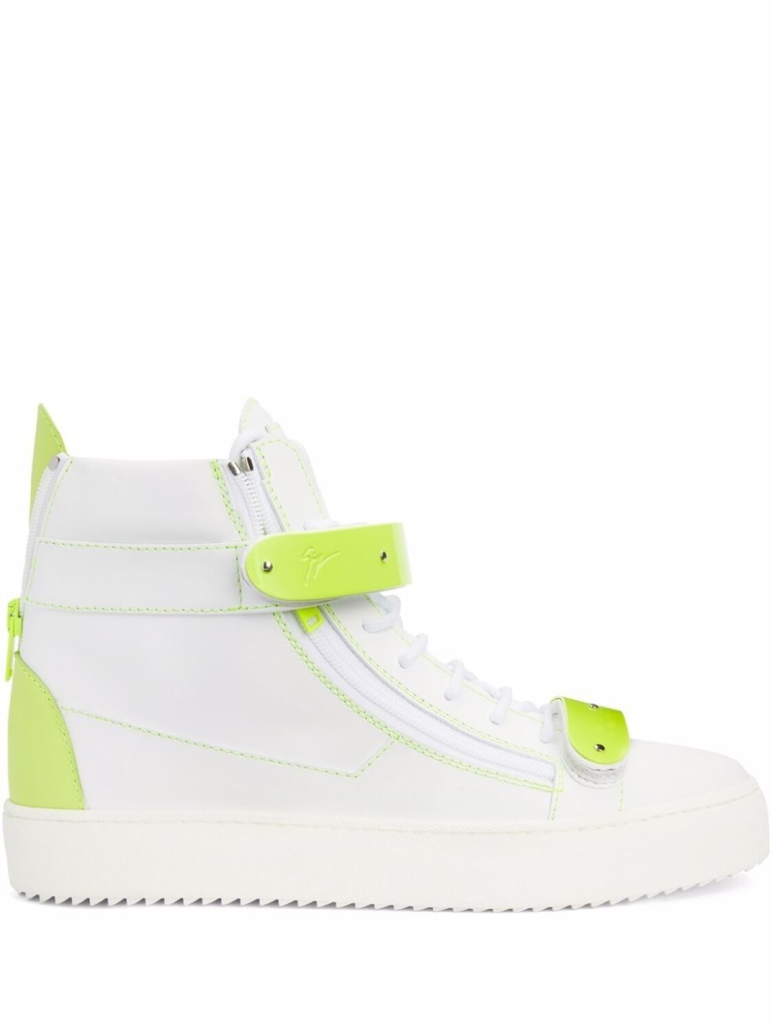 

Giuseppe Zanotti высокие кеды Coby, белый
