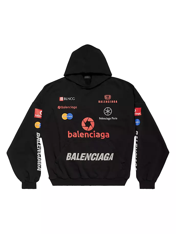 

Толстовка оверсайз Top League Balenciaga, черный