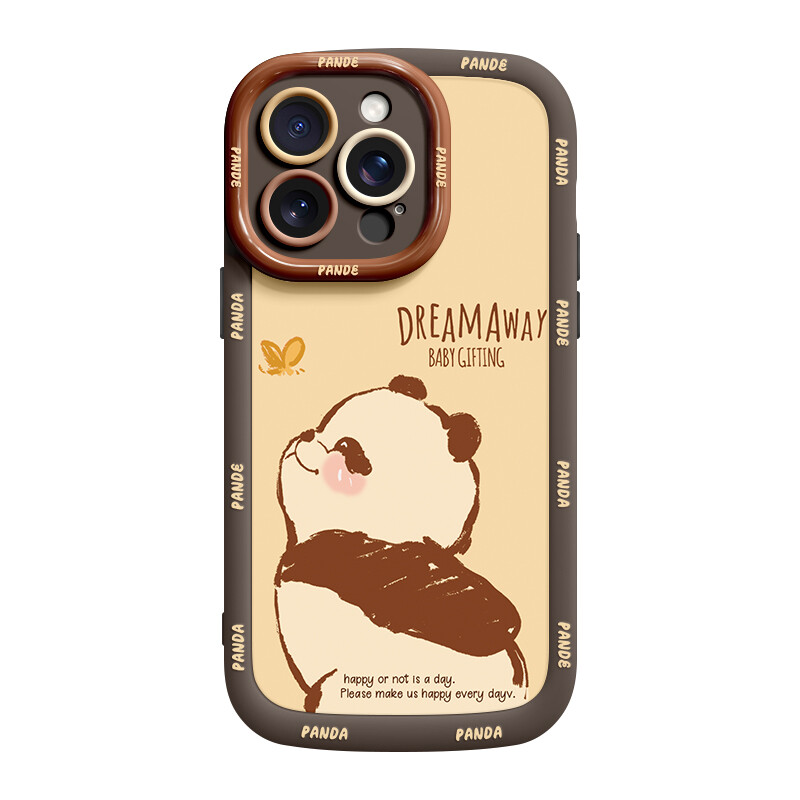 

Чехол для телефона RVIXE Avix Rvixe, Brown - Happy Panda