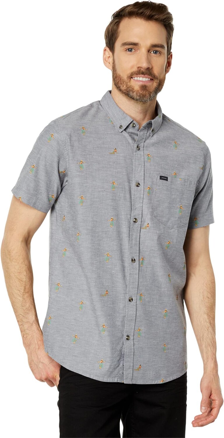

Рубашка Rip Curl Hula Breach Short Sleeve Woven, цвет Dark Navy