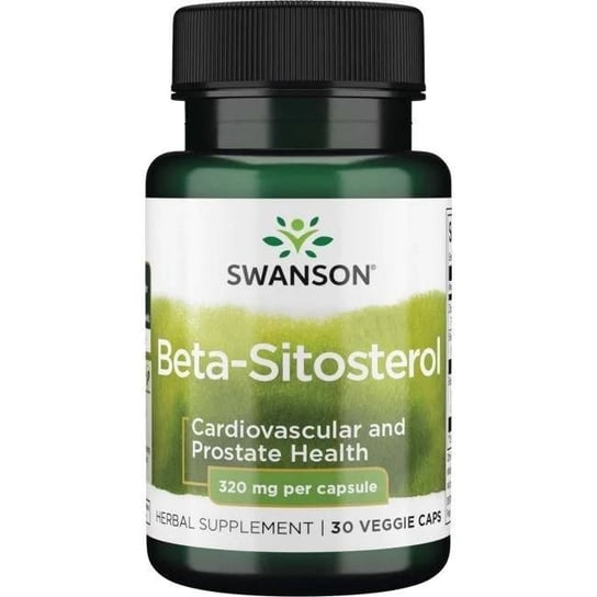 Swanson, Бета-ситостерин 320 мг, 30 капсул бета ситостерин swanson максимальной силы 60 мягких таблеток