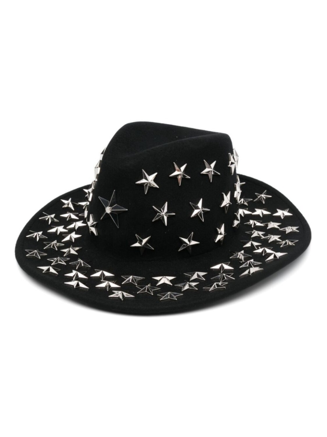 

Philipp Plein шляпа-федора с заклепками, черный