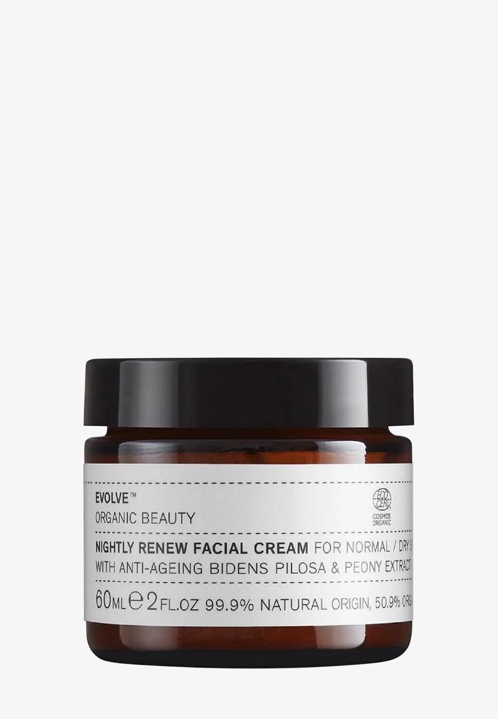 

Дневной крем Nightly Renew Facial Cream Evolve Organic Beauty, коричневый