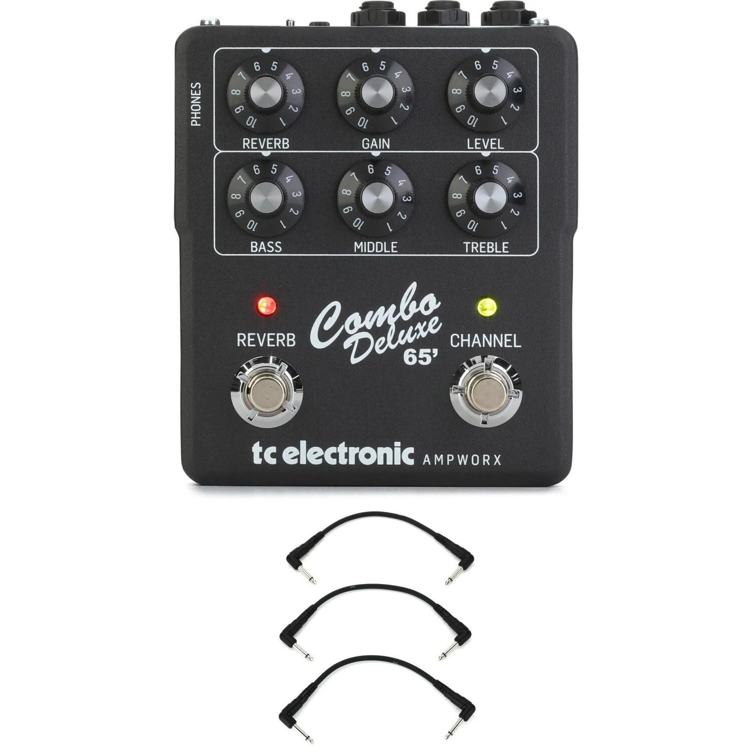 

Педаль предусилителя TC Electronic Deluxe '65 и 3 соединительных кабеля