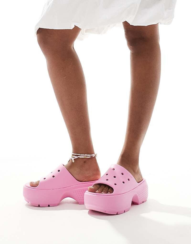 

Crocs – Stomp – Красные шлепанцы