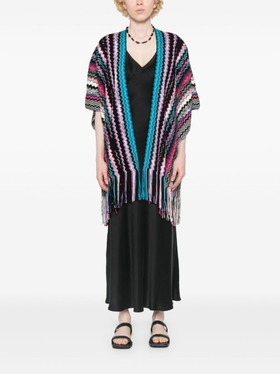 

Missoni накидка с шевронным узором, мультиколор