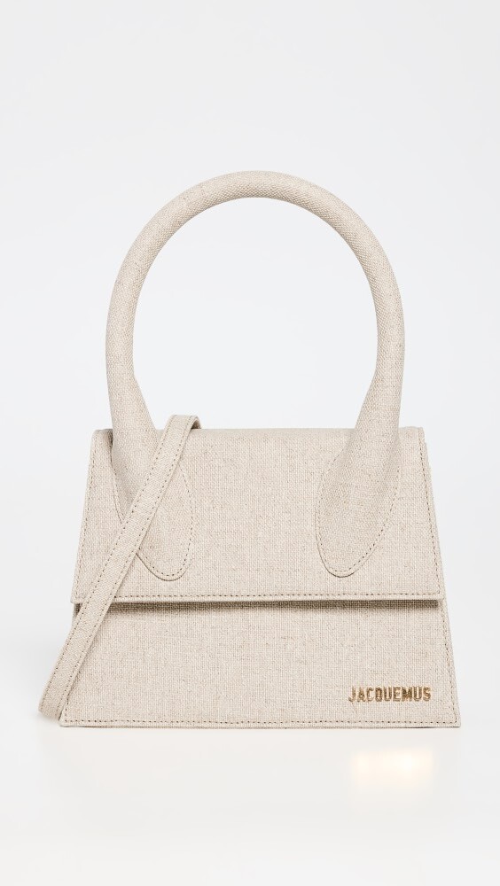 

Сумка Jacquemus Le Grand Chiquito Satchel, бежевый