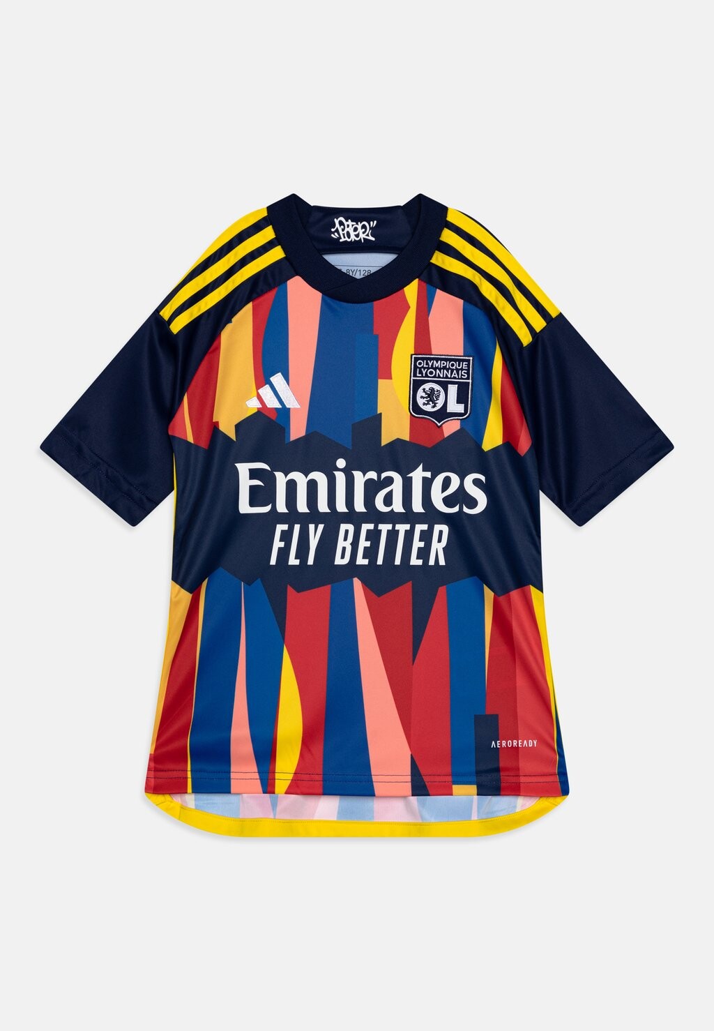 

Футболка Olympique Lyonnais 3Rd Youth Unisex Adidas, цвет dark blue