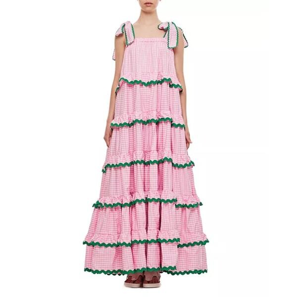 

Платье skorpios cotton maxi dress Flora Sardalos, розовый