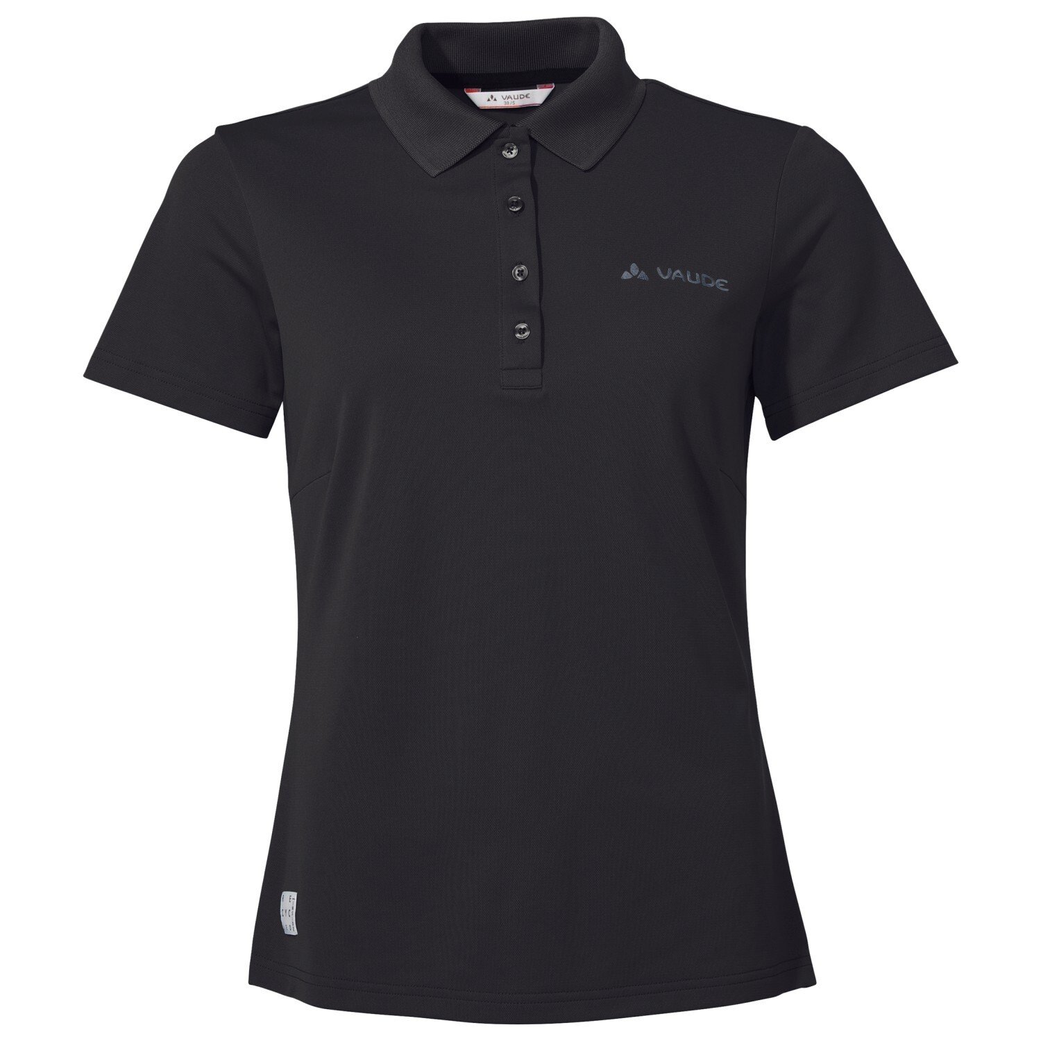 

Рубашка поло Vaude Women's Essential Polo Shirt, черный