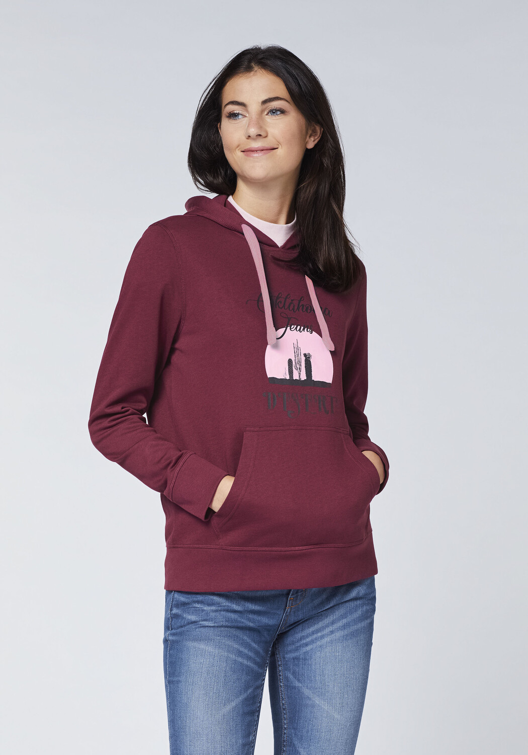

Толстовка Oklahoma Jeans Hoodie, красный