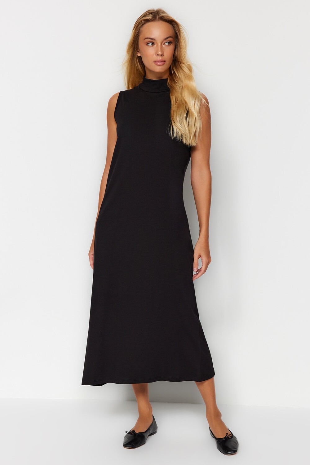 

Платье - Черное - Базовое Trendyol Modest, черный