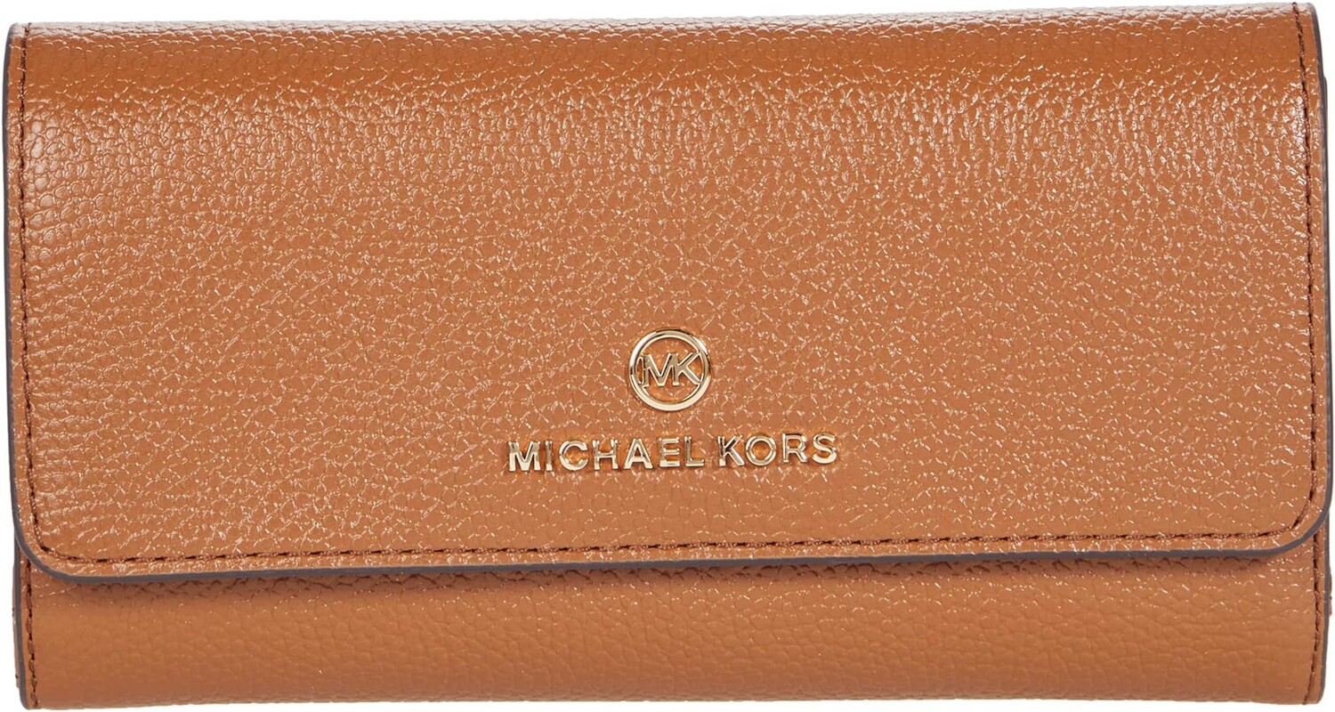 

Большой кошелек тройного сложения Jet Set Charm MICHAEL Michael Kors, цвет Luggage