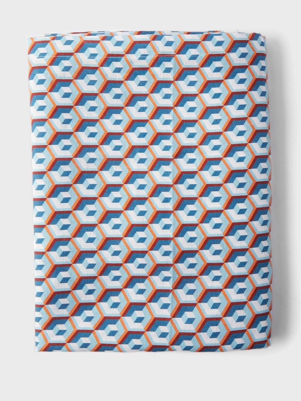 

Льняная скатерть cubi-print 350см x 180см La DoubleJ, синий