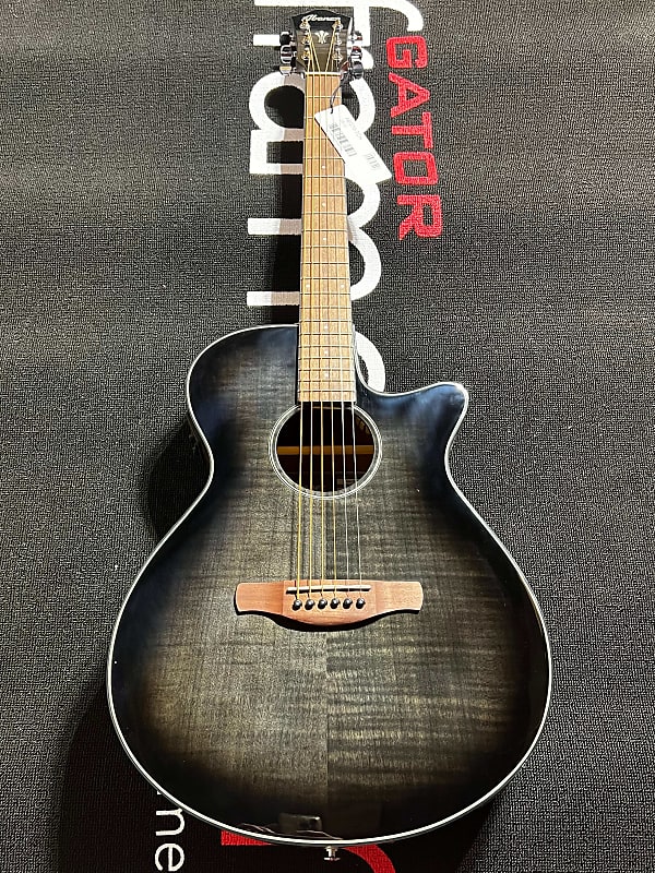 Акустическая гитара Ibanez AEG70TCH Acoustic Electric Guitar - Transparent Charcoal Burst High Gloss