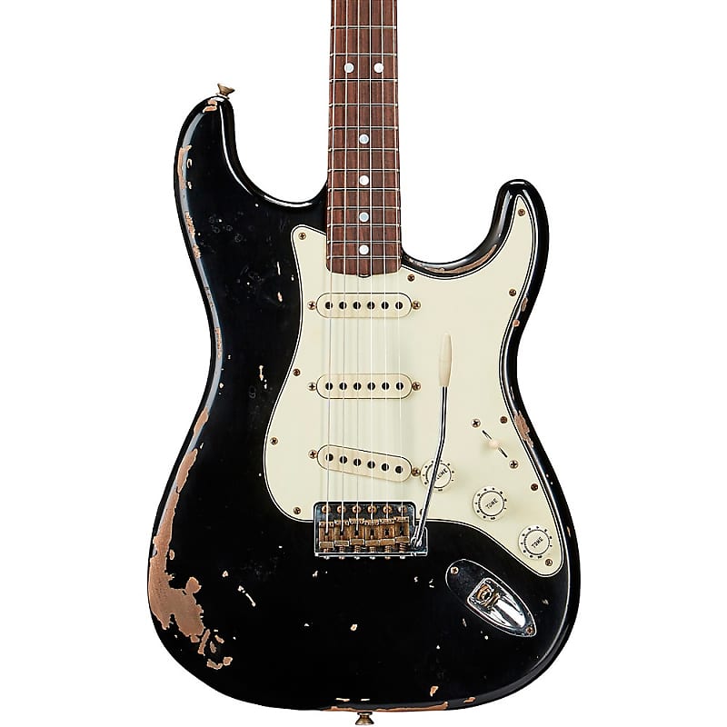 Электрогитара Fender Custom Shop Michael Landau Signature 1968 Stratocaster Relic Electric Guitar Black