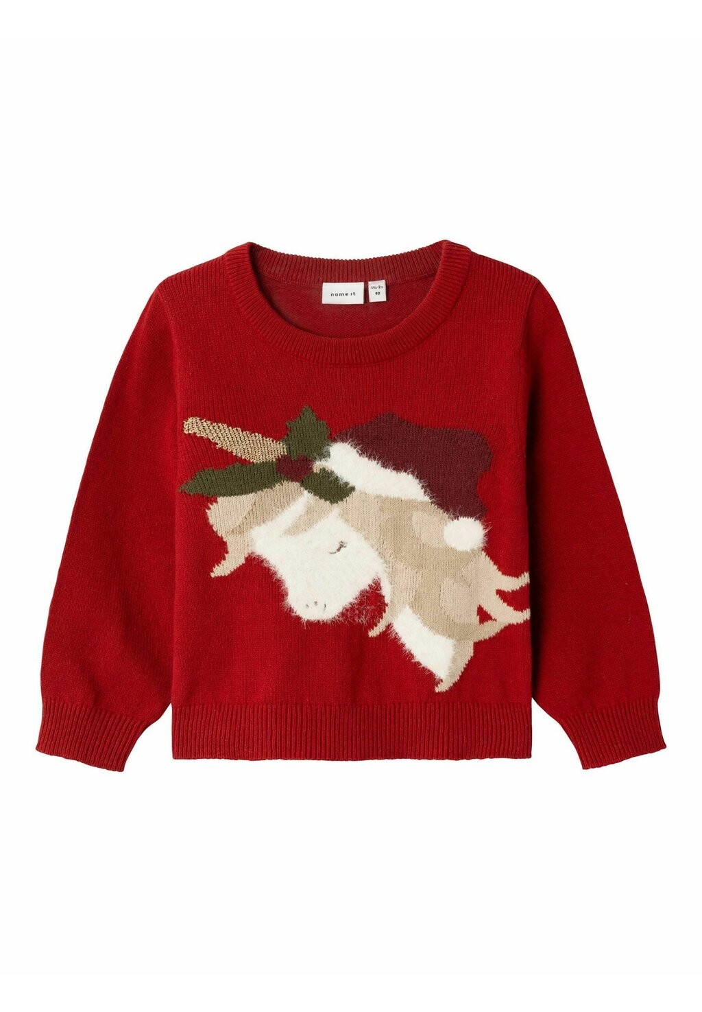 

Свитер Weihnachts Name it, цвет jester red