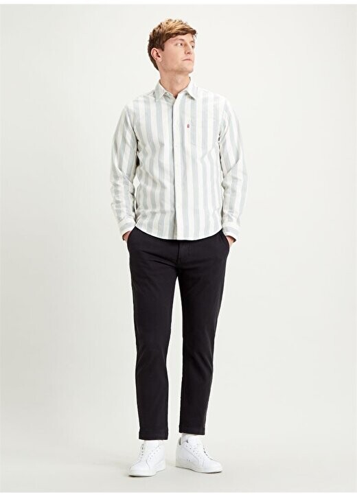 

Черные мужские джинсовые брюки с нормальной талией 17199-0005 XX CHINO SLIM II MINERAL Levis, черный