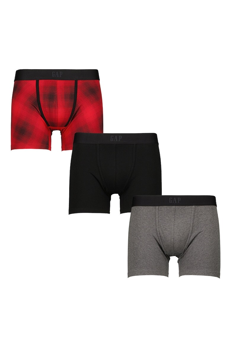 

Боксеры из органического хлопка, 3 пары Gap, красный