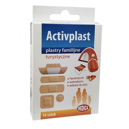 

Activ plast, Пластыри семейные туристические, 16 шт.
