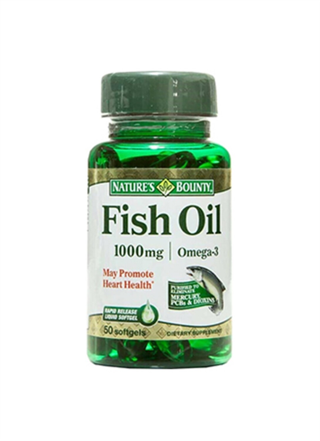 

Рыбий жир Nature's Bounty 1000 мг 50 капсул