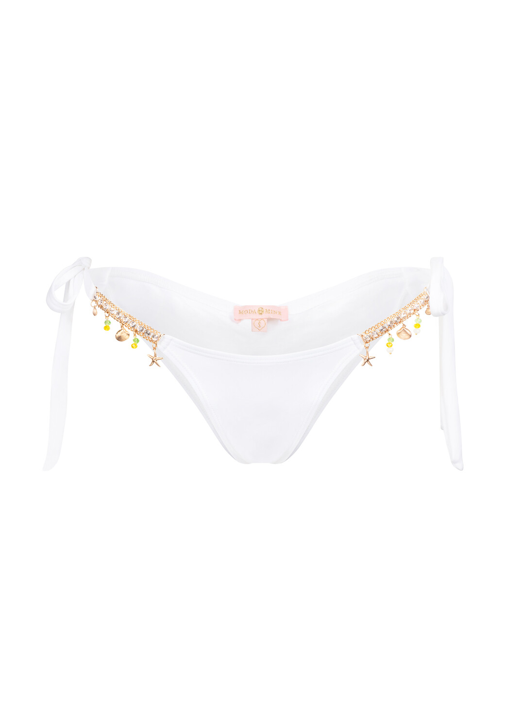 

Плавки бикини Moda Minx Bikini Hose Seychelles Tie Side Brazilian, белый