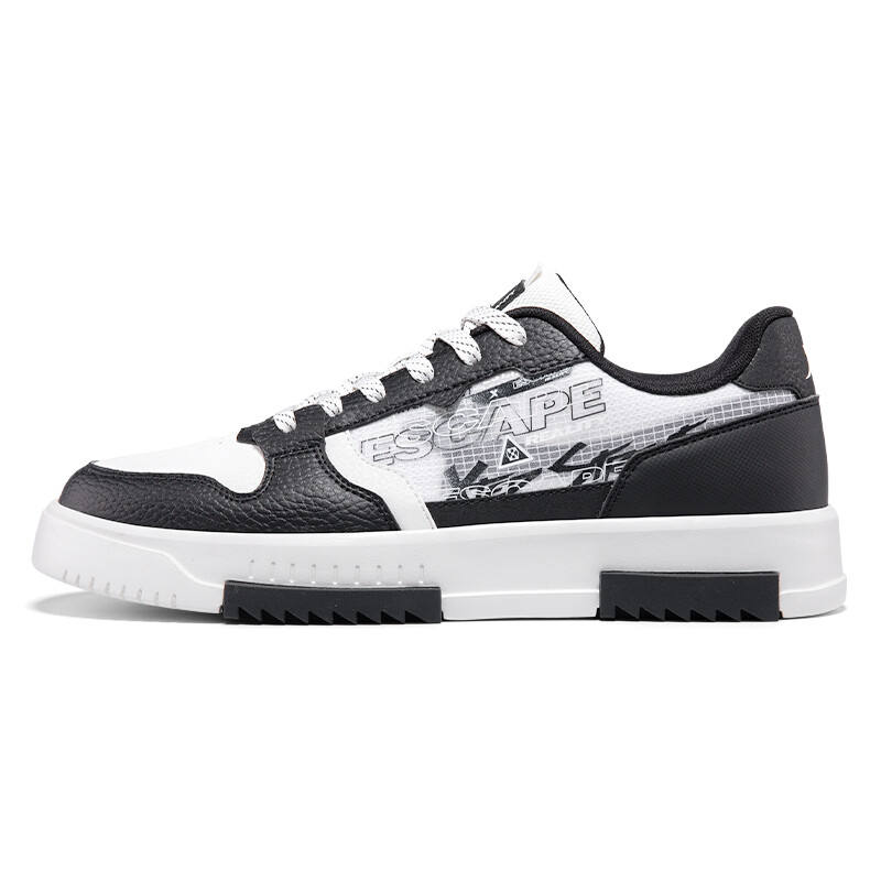 

Кроссовки XTEP Skateboarding Shoes Men Low-top Black/White, черный/белый