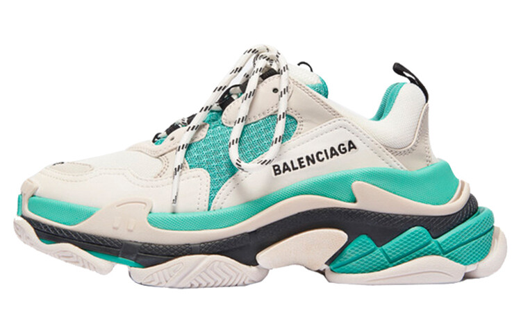 

Balenciaga Triple S Wmns Туфли Белый/Зеленый
